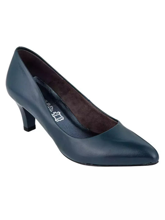 Ragazza Leder Pumps Blau