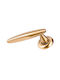 Bronces Coba Lever Middle Door with Rosette 3170 Pair Matte Gold