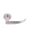 Bronces Coba Lever Middle Door with Rosette 3150 Pair Nickel Matte