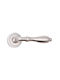 Bronces Coba Lever Middle Door with Rosette 2750 Pair Nickel Matte