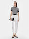 Women's Chino Trousers Slim Fit White