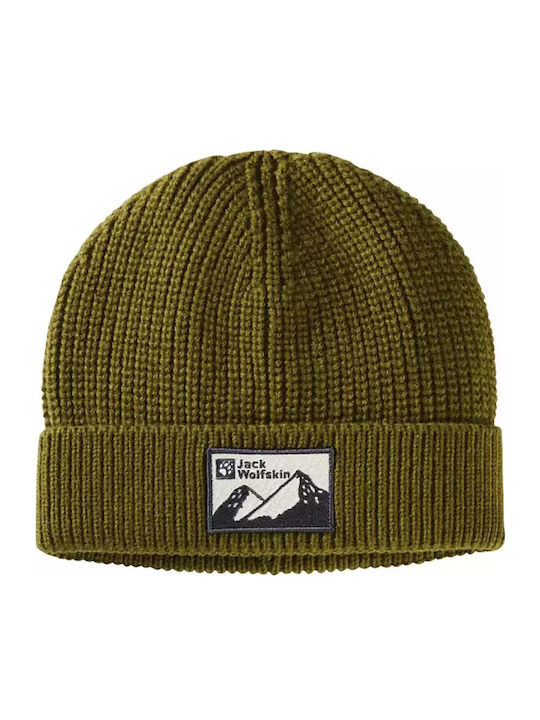 Beanie Unisex Σκούφος Πλεκτός σε Καφέ χρώμα