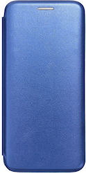 Elegance Book Plastic / Silicone Navy Blue (Samsung S24)