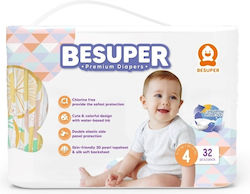 Mediform Besuper Premium Baby No. 4 για 9-14kg 32τμχ Mediform Besuper Premium Baby No. 4 για 9-14kg 32τμχ