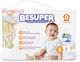 Mediform Πάνες με Αυτοκόλλητο Besuper Premium Baby No. 4 για 9-14kg 32τμχ