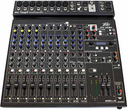 Peavey PV14 BT STO-PVY.2250.0004 Αναλογική Κονσόλα 14 Καναλιών με Phantom Power & 8 Εισόδους XLR & Bluetooth