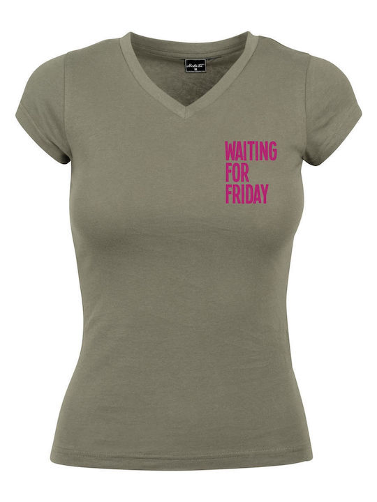 Mister Tee Γυναικείο Αθλητικό T-shirt ''olive''