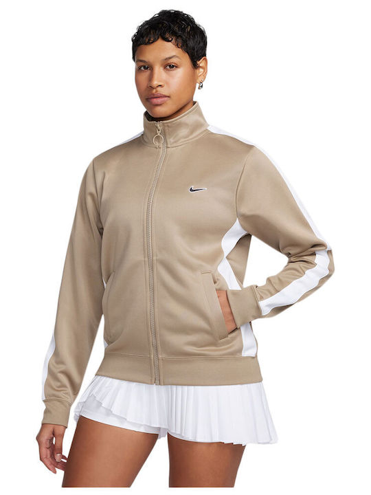 Nike W Nsw Jachetă Hanorac pentru Femei Bej