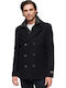 Men's Half Coat Blue.