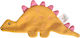 Tikiri Бебешко Кърпиче Stegosaurus Оранжево