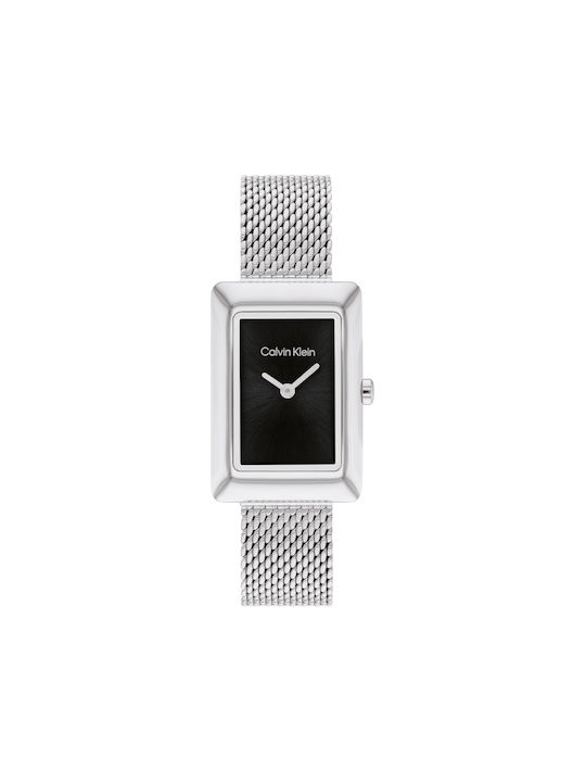 Calvin Klein Uhr mit Silber Metallarmband