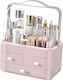 ForHome Kosmetikorganisator mit Schubladen Rosa 34,7x26,5x18,2cm