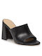 Guess Mules mit Chunky Hoch Absatz in Schwarz Farbe