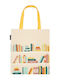 Out of Print Shopping Bag in Beige color