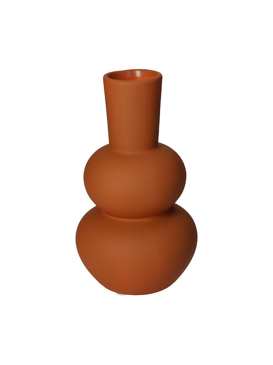 ArteLibre Decorative Vase Orange 10x10cm