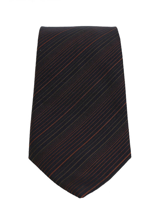 Hugo Boss Men's Tie Silk Printed Black/Bronze