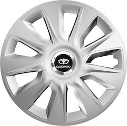 Versaco Τάσια Stratos 13" με Σήμα Daewoo 4τμχ Ασημί TA-00103692