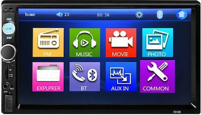 Car-Audiosystem 2DIN (Bluetooth/USB/AUX) mit Touchscreen 7"