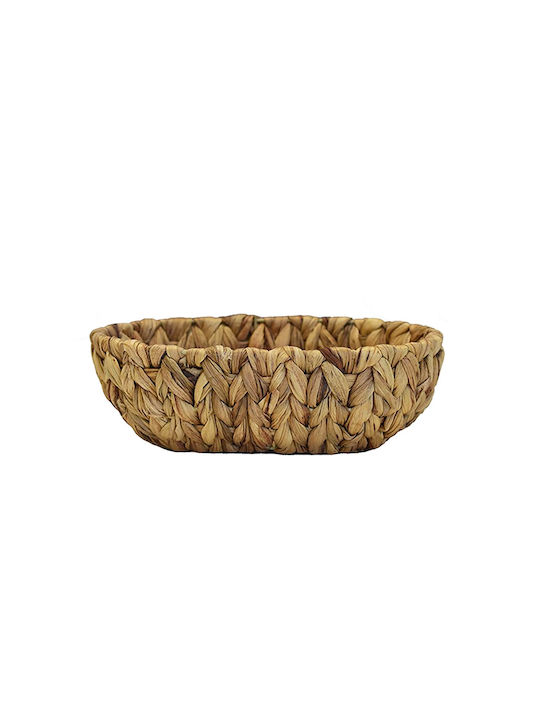 Mod Decorative Basket Wicker with Handles Beige 25x19x8cm Decostar