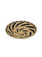 Decostar Wall Decor Handmade Black Wicker Plate 25x25cm
