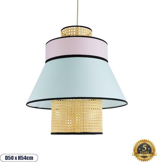 GloboStar Journey Pendant Light cm Boho Grid with Socket E27 50x53x54cm