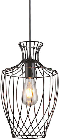 Hatzipantos Stores Pendant Light Black with Socket E27