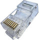 Eurolamp Βύσμα RJ-45 male Διάφανο 147-10060