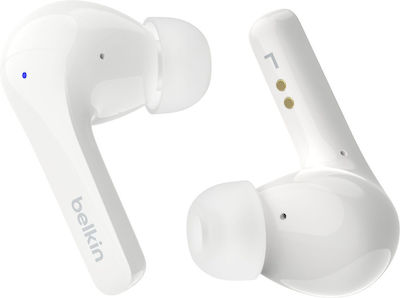 Belkin SoundForm Motion In-ear Bluetooth Handsfree Earphones with Sweat Resistance and Charging Case Whitά