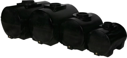Rotosal Horizontal Cylindrical Plastic Storage Tank 5000lt for Water / Petroleum Black