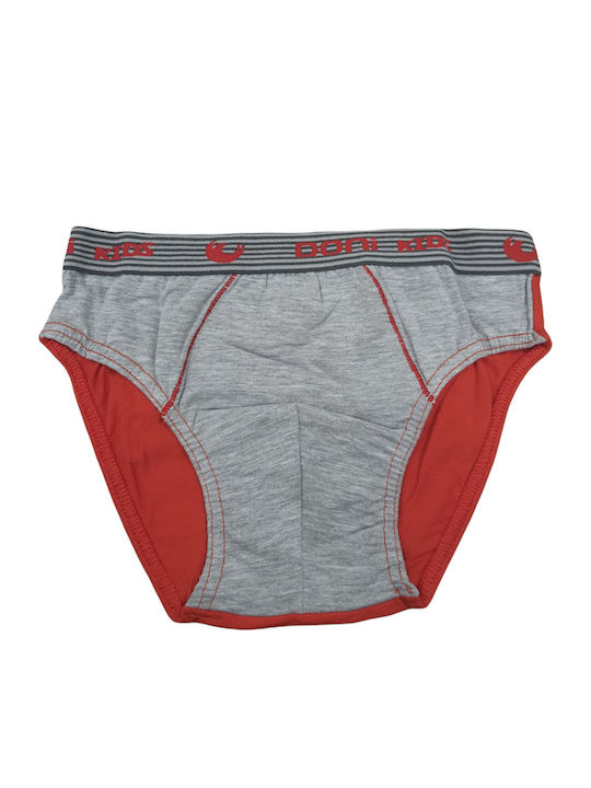 Doni Kids' Brief Grey-Orange