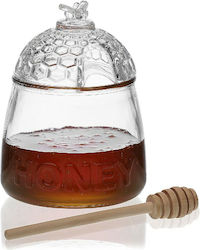 Versa Glass Honey Pot