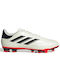 Adidas Pure 2 Club FxG Χαμηλά Ποδοσφαιρικά Παπούτσια με Τάπες Λευκά