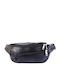 Steinmeister Leather Waist Bag Blue