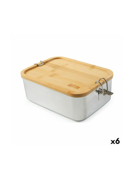 Quttin Inox Lunch Box Silver