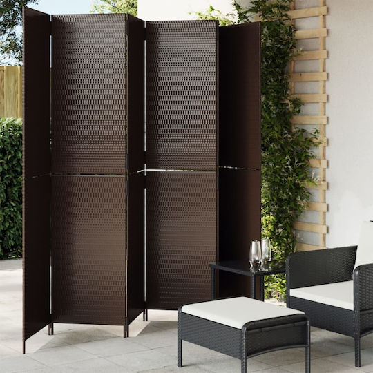 vidaXL Dekorativer Raumteiler aus Leinwand 294x200cm