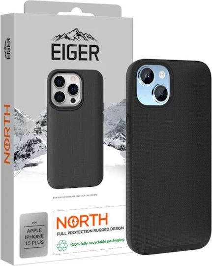 Eiger North Back Cover Πλαστικό Μαύρο (iPhone 15 Plus)