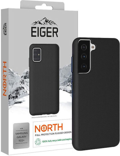 Eiger North Back Cover Silicon Negru (Galaxy S22+ 5G - Galaxy S22+ 5G)