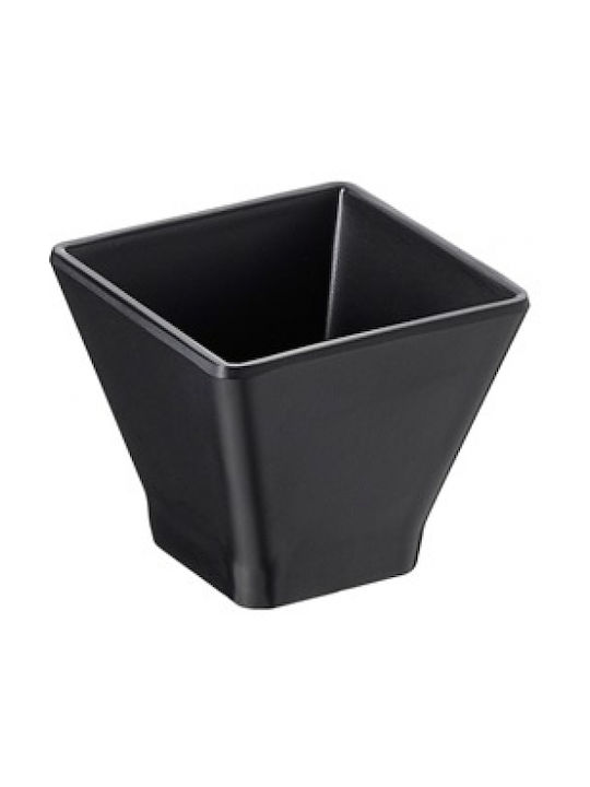 Leone Bol de Servire Rotund din Melamină Negru 12buc