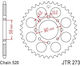 FE Sprockets Γρανάζι Πίσω