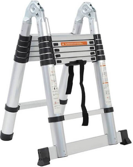 Versa Scara telescopică Aluminiu 6 Scări cu înălțime maximă de 3.8m
