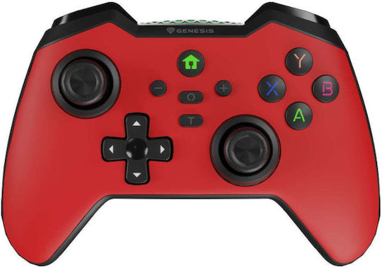 Genesis Mangan 400 Wireless Gamepad for Android / PC / Switch Red