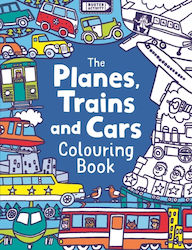 Planes Trains And Cars Colouring Book