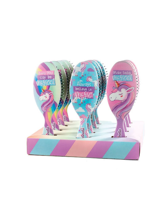 Martinelia Perie de păr pentru copii - set Unicorn - Licornă Brush (Diverse modele) 1 buc