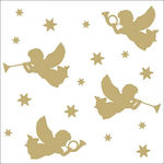 Party Napkins Gold 33x33cm. 1pcs