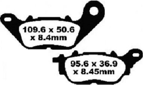 Aspira Motorcycle Brake Pads for Yamaha Crypton