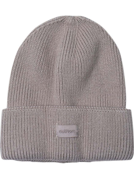 Beanie Ανδρικός Σκούφος Πλεκτός σε Γκρι χρώμα