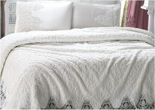 MayHome Bridal Set with Lace 230x240 cm