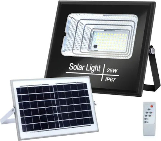 Aigostar Ηλιακός Προβολέας LED 25W Ψυχρό Λευκό 6500K