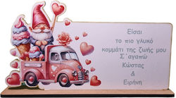 Woodseason Souvenir Tabletop for Lovers made of Wooden 22x12cm.