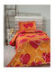 Sunshine Sheet Set Single Cotton Feelings 910 Orange 165x270cm 3pcs